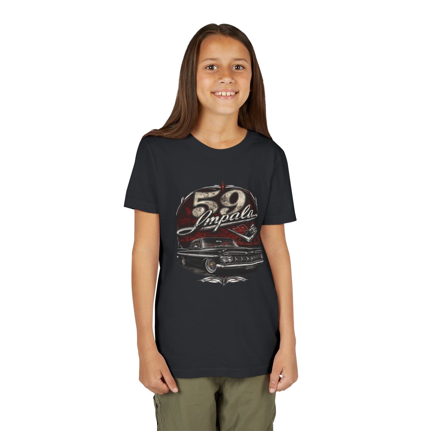 Youth Tee - '59 Impala Classic Car Vintage Graphic