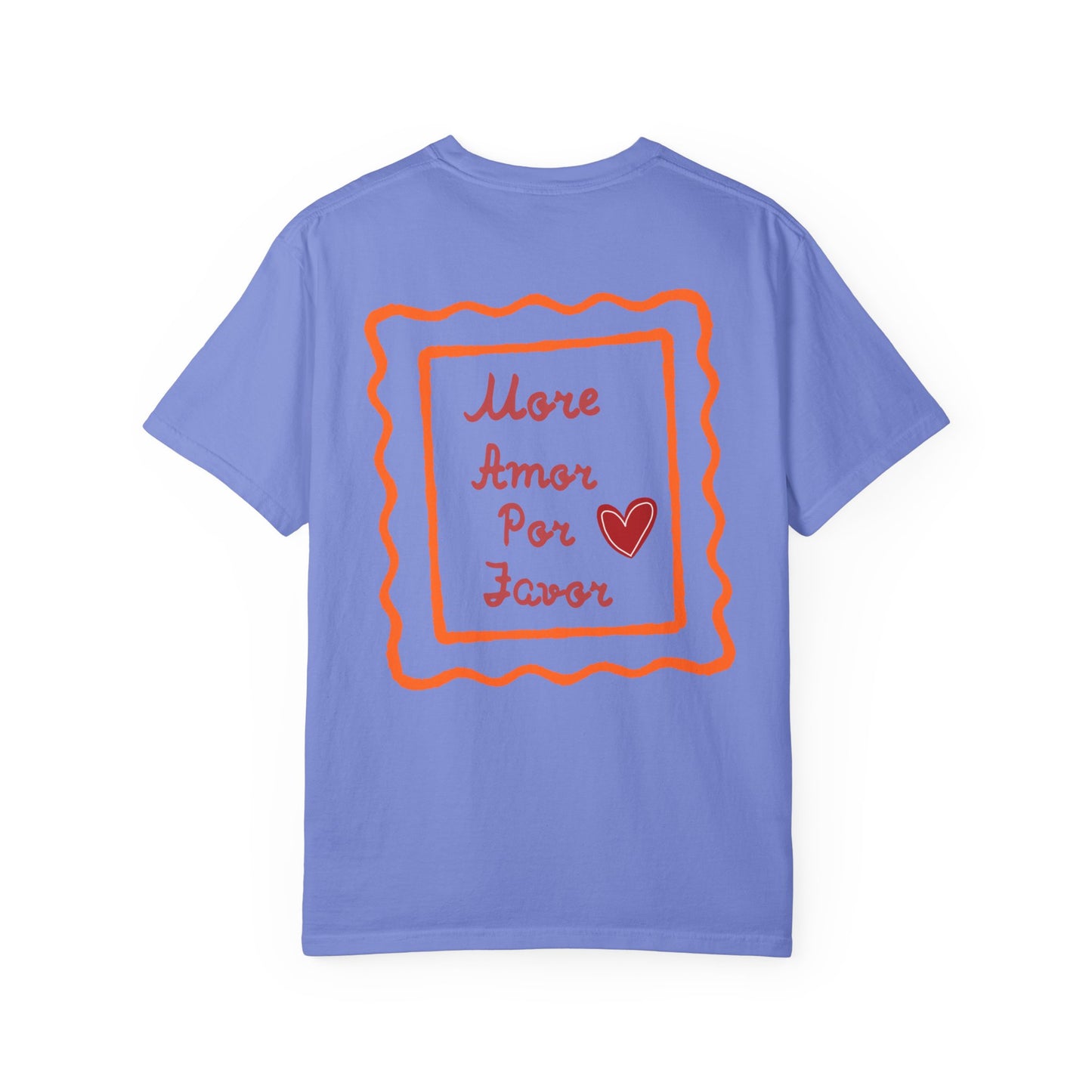 Love Heart T-Shirt — "More Amor Por Favor" Graphic Tee