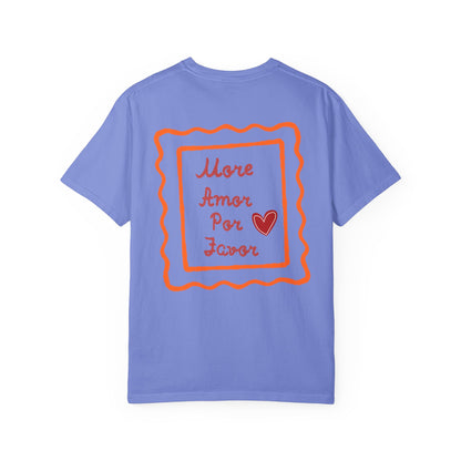 Love Heart T-Shirt — "More Amor Por Favor" Graphic Tee
