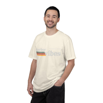 Barber Vibes T-Shirt — Retro Stripe Hairstylist Tee