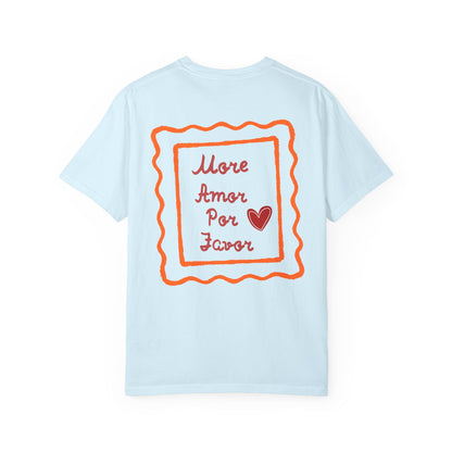 Love Heart T-Shirt — "More Amor Por Favor" Graphic Tee