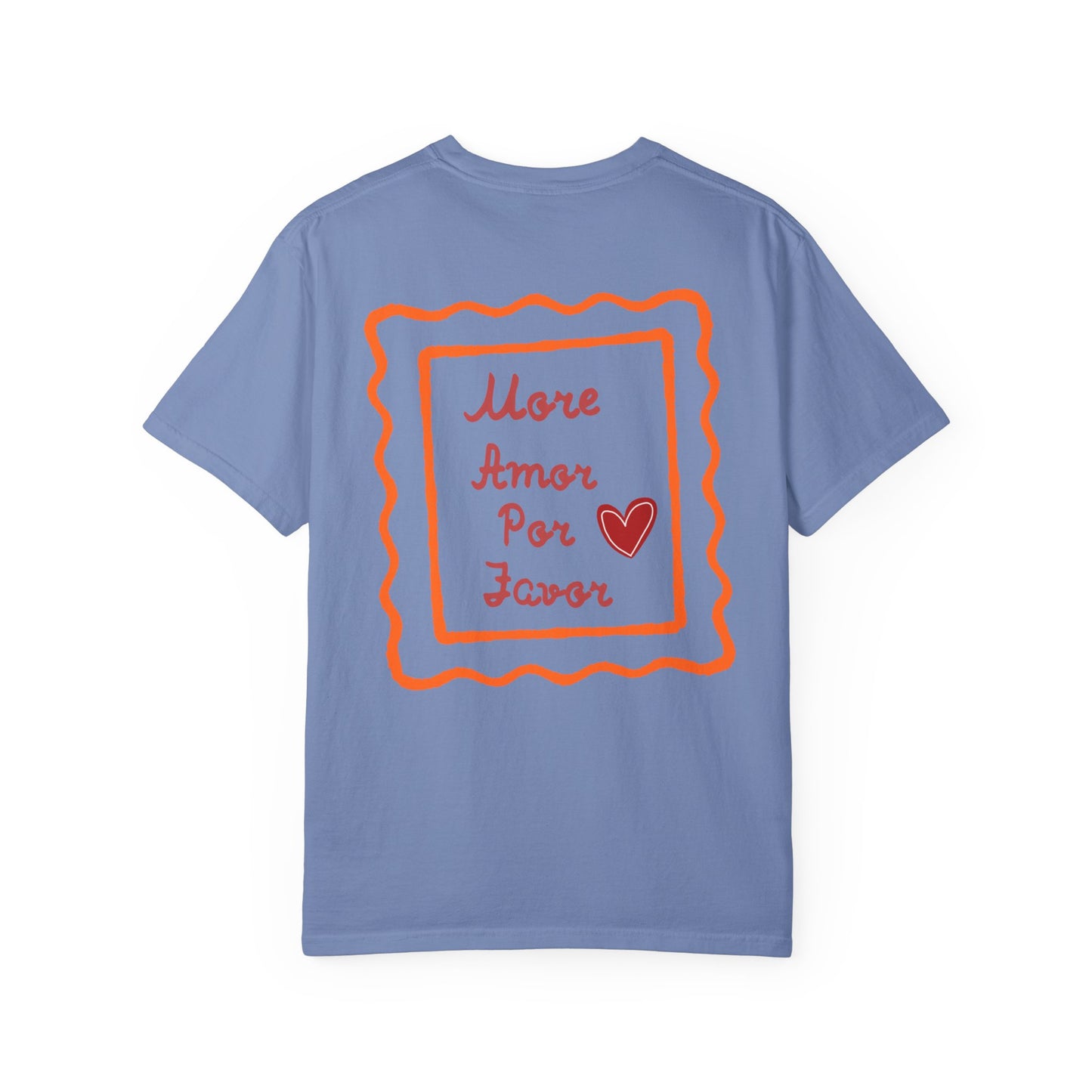 Love Heart T-Shirt — "More Amor Por Favor" Graphic Tee