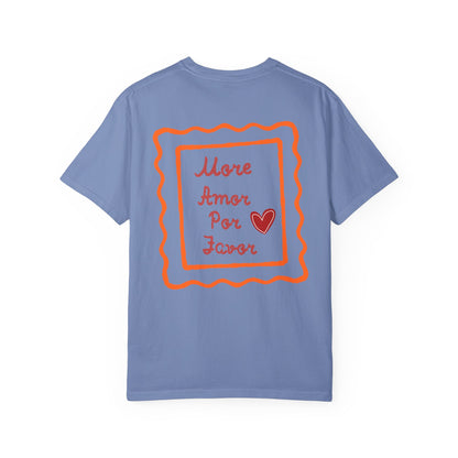 Love Heart T-Shirt — "More Amor Por Favor" Graphic Tee