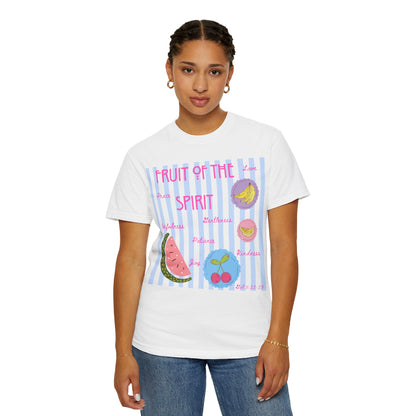 Fruit of the Spirit T-Shirt — Pastel Fruit Graphic Faith Tee