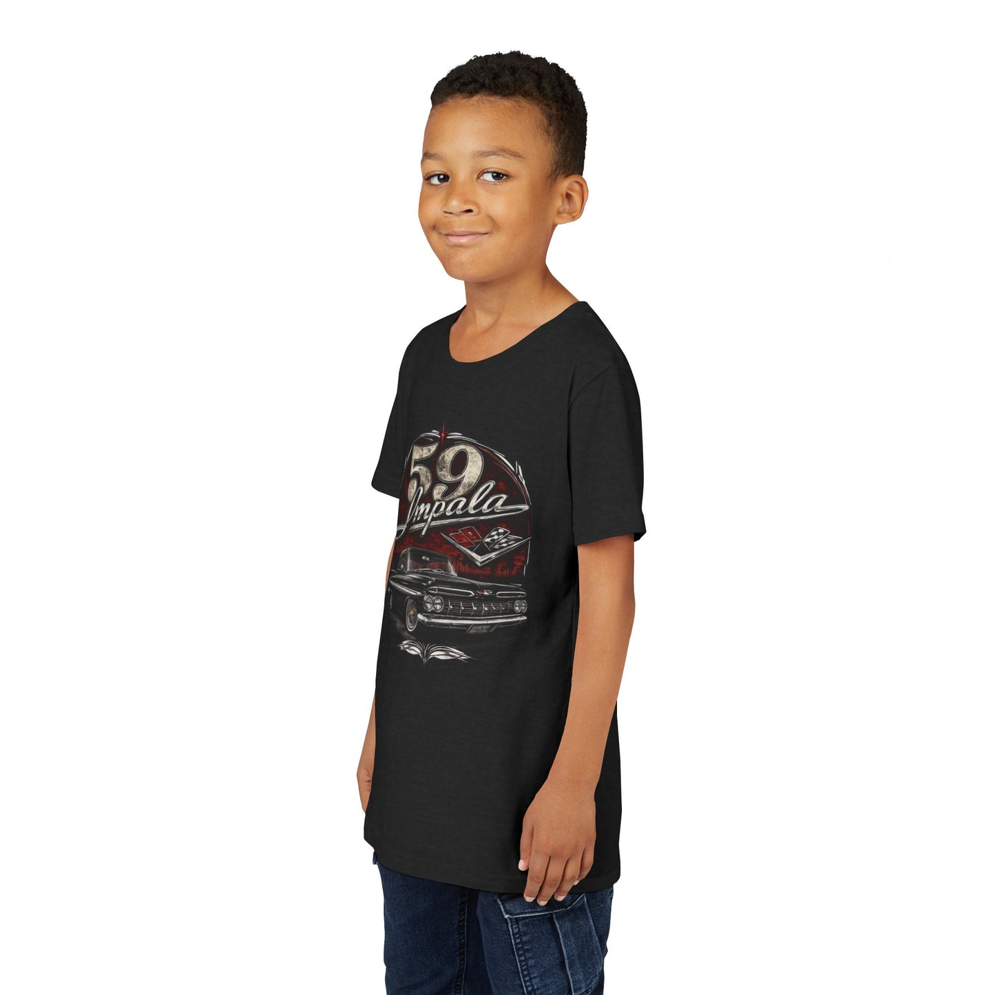 Youth Tee - '59 Impala Classic Car Vintage Graphic