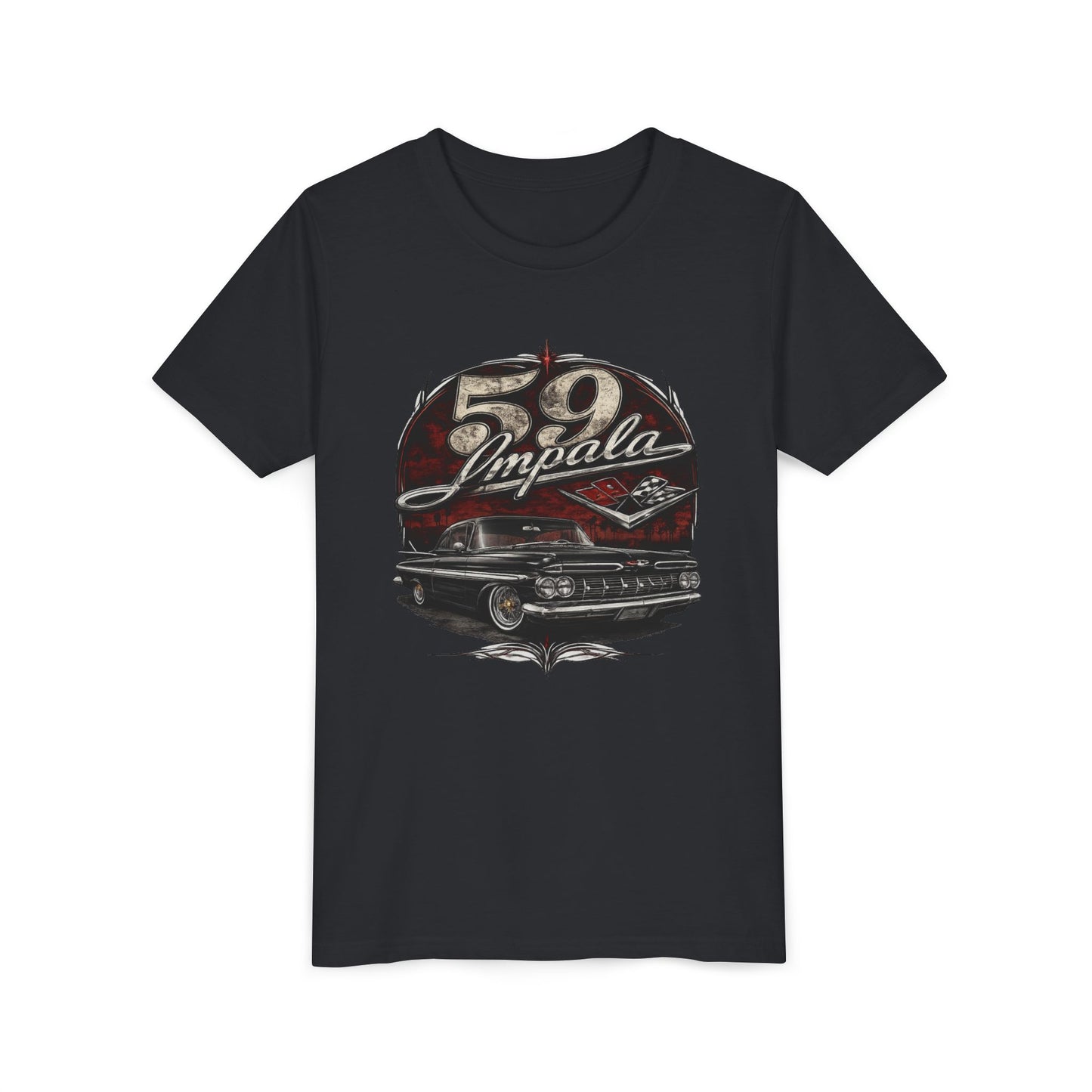 Youth Tee - '59 Impala Classic Car Vintage Graphic