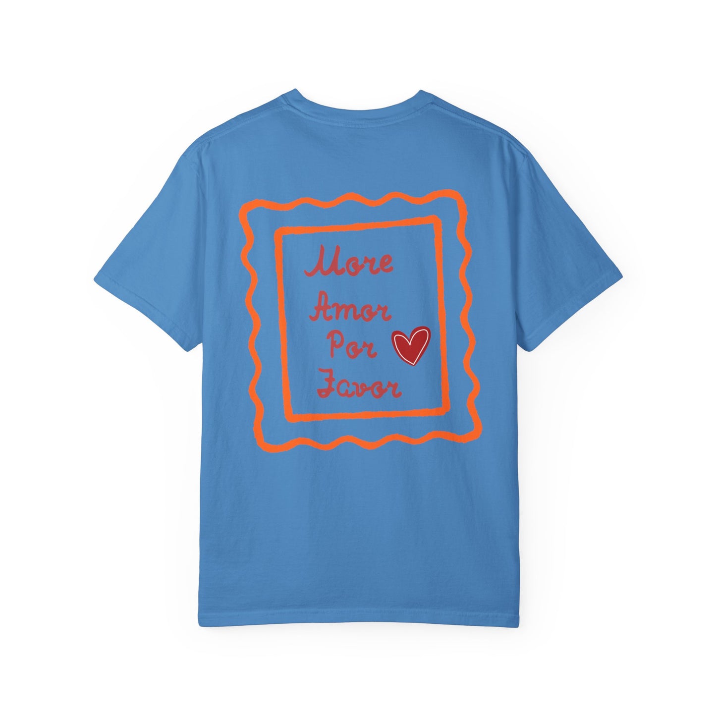 Love Heart T-Shirt — "More Amor Por Favor" Graphic Tee