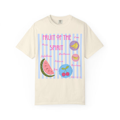 Fruit of the Spirit T-Shirt — Pastel Fruit Graphic Faith Tee