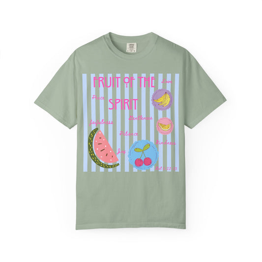 Fruit of the Spirit T-Shirt — Pastel Fruit Graphic Faith Tee