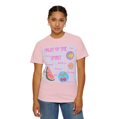 Fruit of the Spirit T-Shirt — Pastel Fruit Graphic Faith Tee