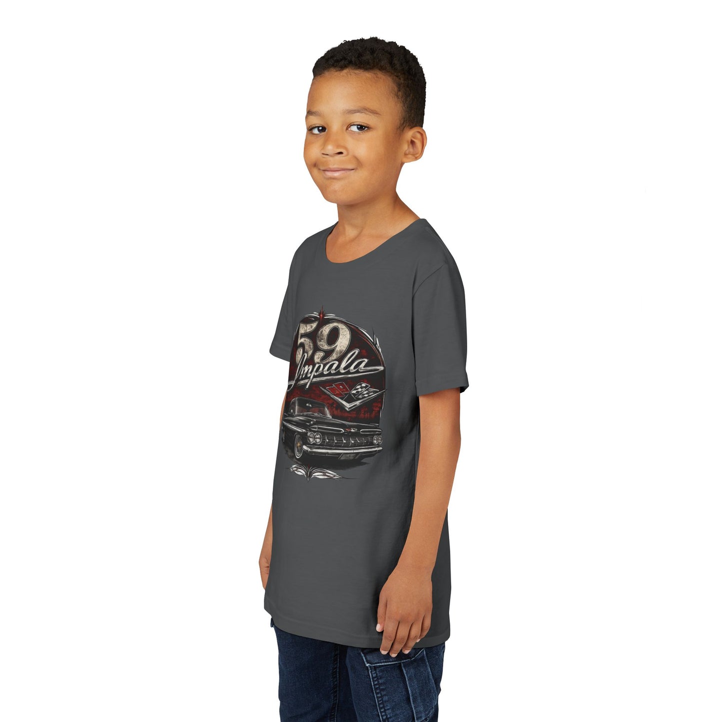 Youth Tee - '59 Impala Classic Car Vintage Graphic