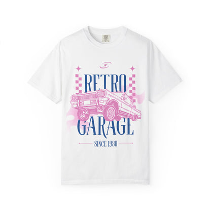 Retro Garage T-Shirt — Vintage Car Graphic "Since 1980"