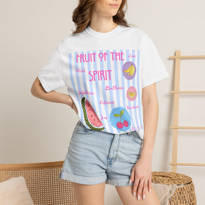 Fruit of the Spirit T-Shirt — Pastel Fruit Graphic Faith Tee