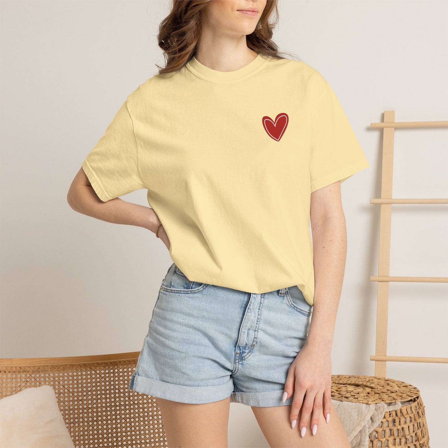 Love Heart T-Shirt — "More Amor Por Favor" Graphic Tee