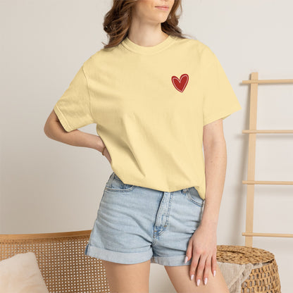 Love Heart T-Shirt — "More Amor Por Favor" Graphic Tee