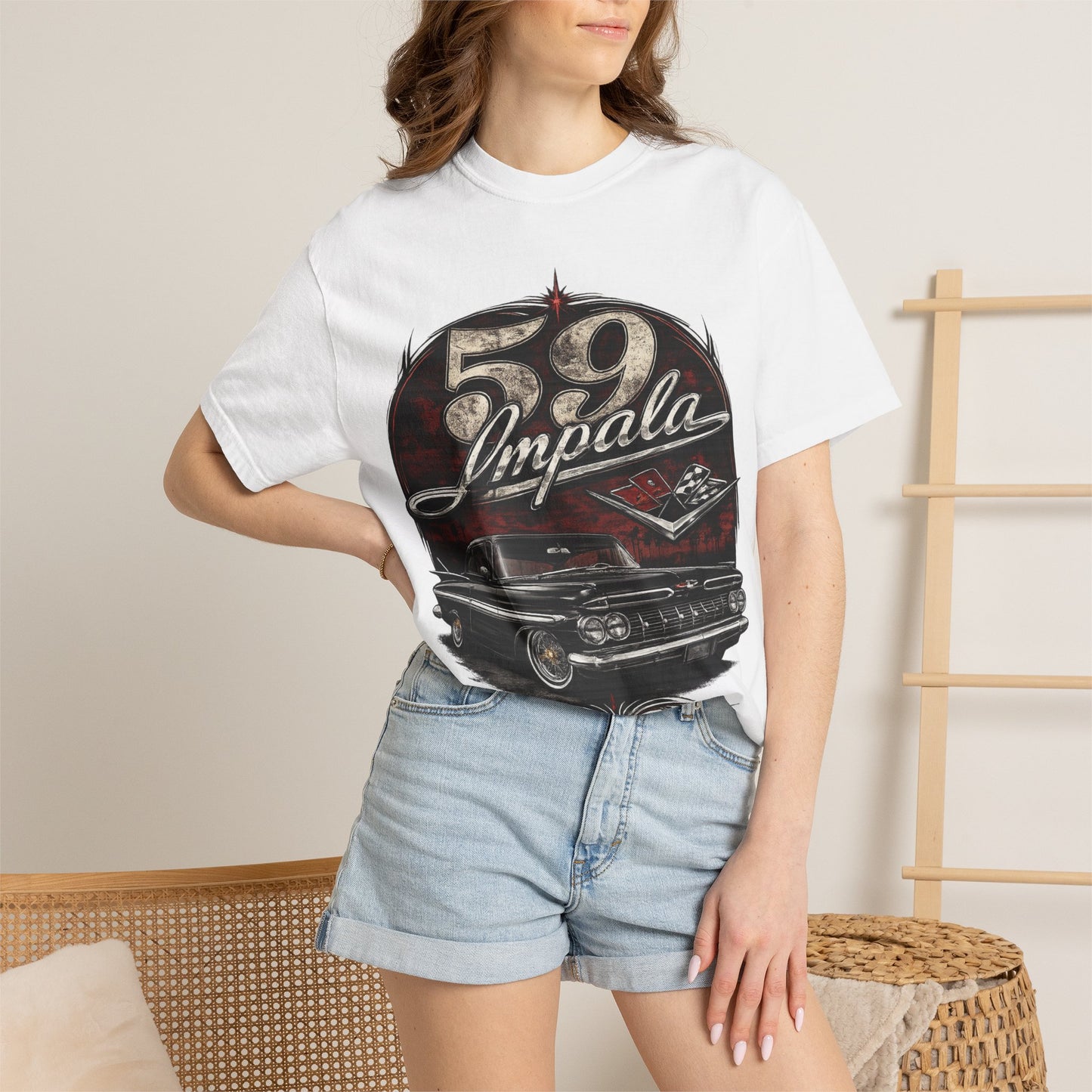 '59 Impala Classic Car T-Shirt — Vintage Muscle Car Tee