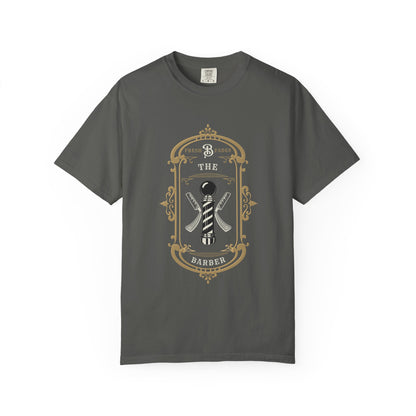 Barber Pole Tee — Vintage Shop Logo T-Shirt