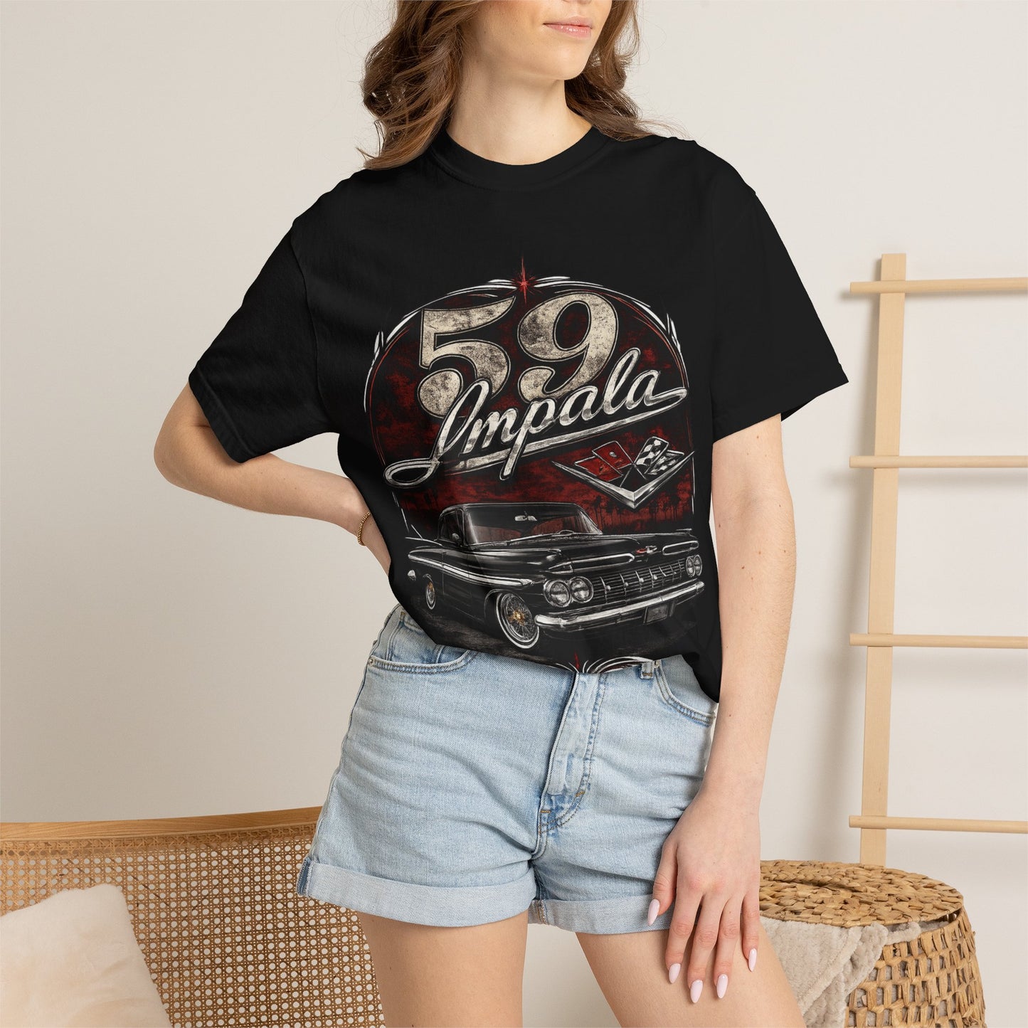 '59 Impala Classic Car T-Shirt — Vintage Muscle Car Tee