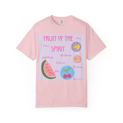 Fruit of the Spirit T-Shirt — Pastel Fruit Graphic Faith Tee