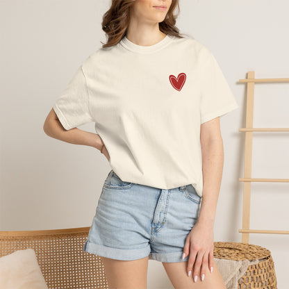 Love Heart T-Shirt — "More Amor Por Favor" Graphic Tee