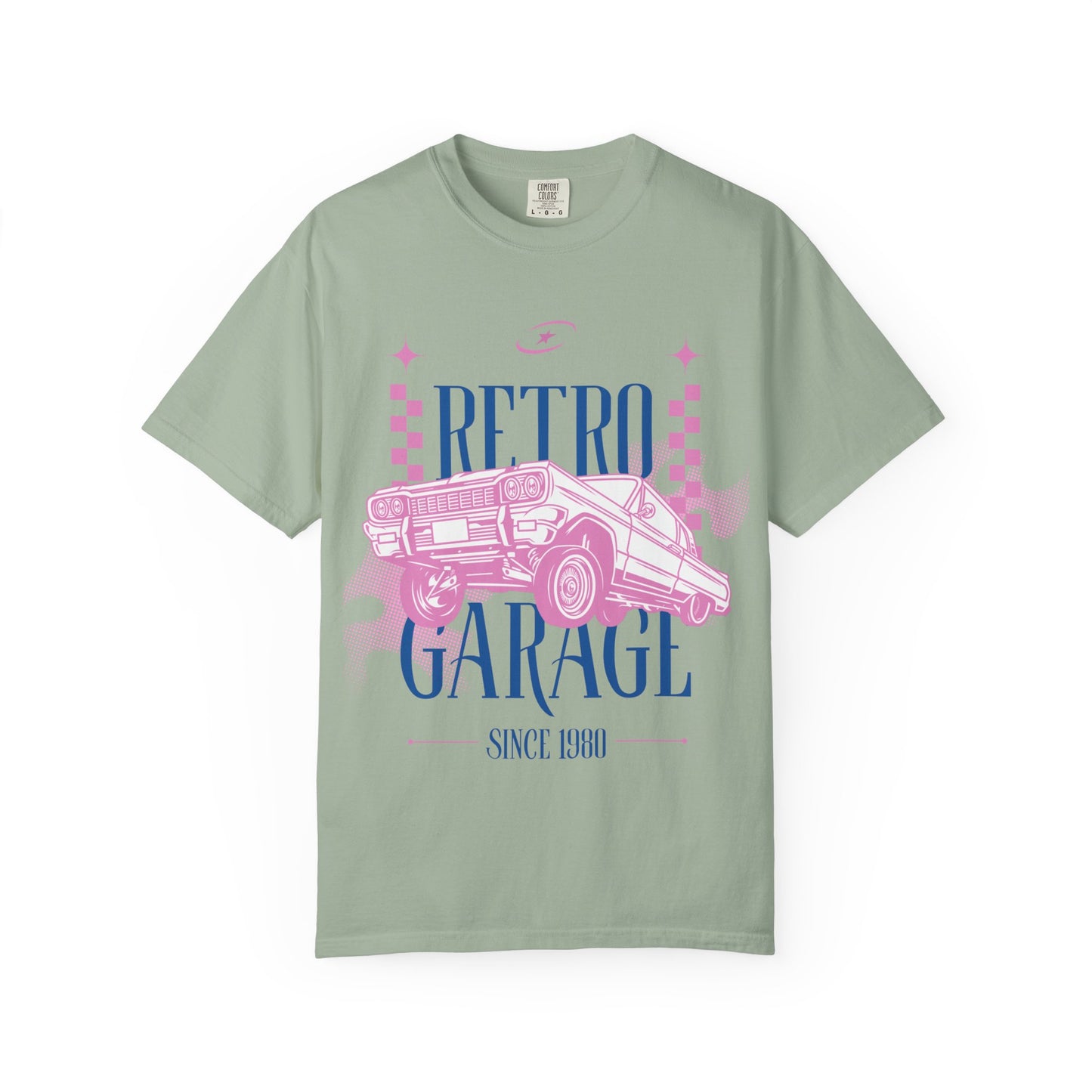 Retro Garage T-Shirt — Vintage Car Graphic "Since 1980"