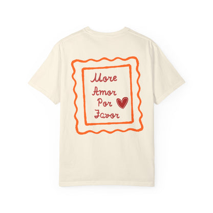 Love Heart T-Shirt — "More Amor Por Favor" Graphic Tee