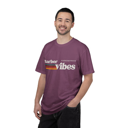 Barber Vibes T-Shirt — Retro Stripe Hairstylist Tee