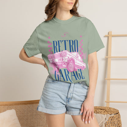 Retro Garage T-Shirt — Vintage Car Graphic "Since 1980"