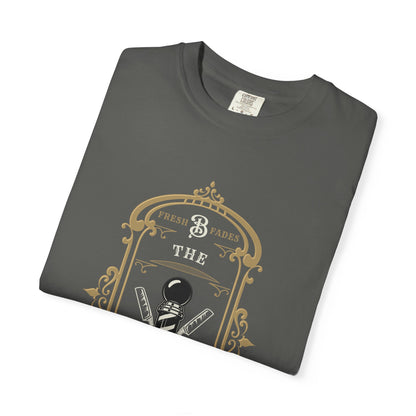 Barber Pole Tee — Vintage Shop Logo T-Shirt