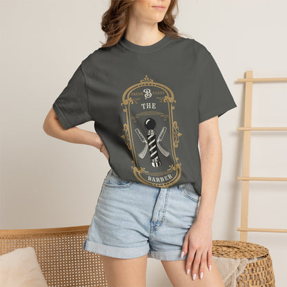 Barber Pole Tee — Vintage Shop Logo T-Shirt