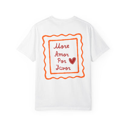 Love Heart T-Shirt — "More Amor Por Favor" Graphic Tee