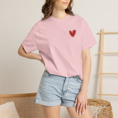Love Heart T-Shirt — "More Amor Por Favor" Graphic Tee