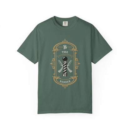 Barber Pole Tee — Vintage Shop Logo T-Shirt