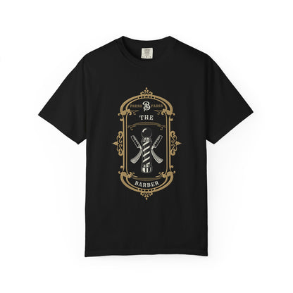 Barber Pole Tee — Vintage Shop Logo T-Shirt