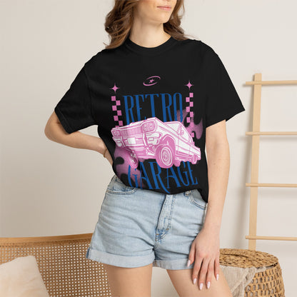 Retro Garage T-Shirt — Vintage Car Graphic "Since 1980"