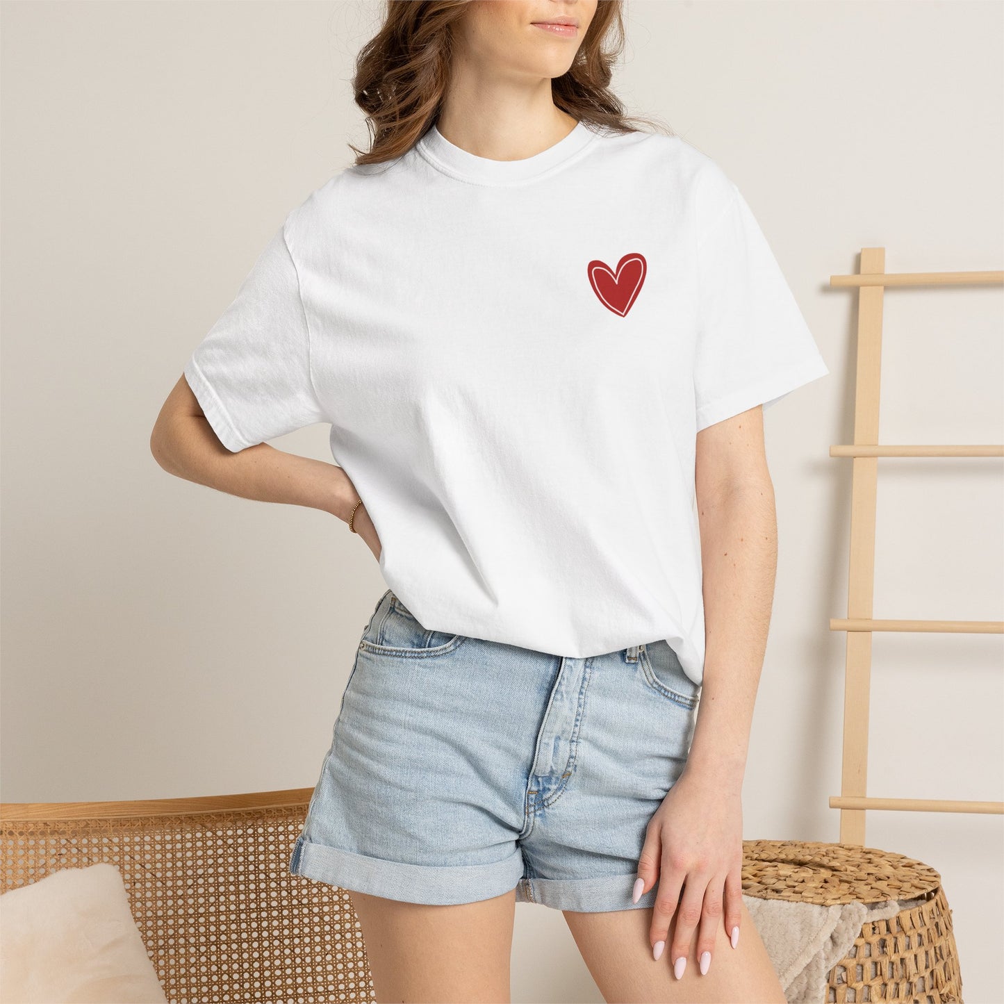 Love Heart T-Shirt — "More Amor Por Favor" Graphic Tee