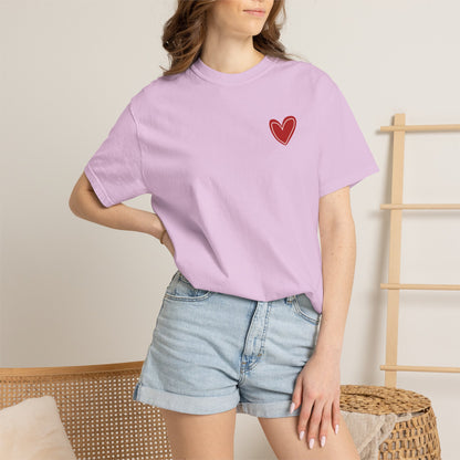 Love Heart T-Shirt — "More Amor Por Favor" Graphic Tee