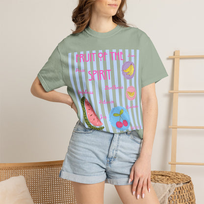 Fruit of the Spirit T-Shirt — Pastel Fruit Graphic Faith Tee