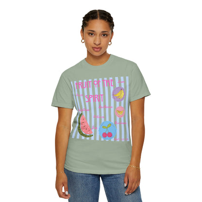 Fruit of the Spirit T-Shirt — Pastel Fruit Graphic Faith Tee