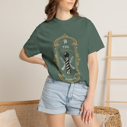 Barber Pole Tee — Vintage Shop Logo T-Shirt
